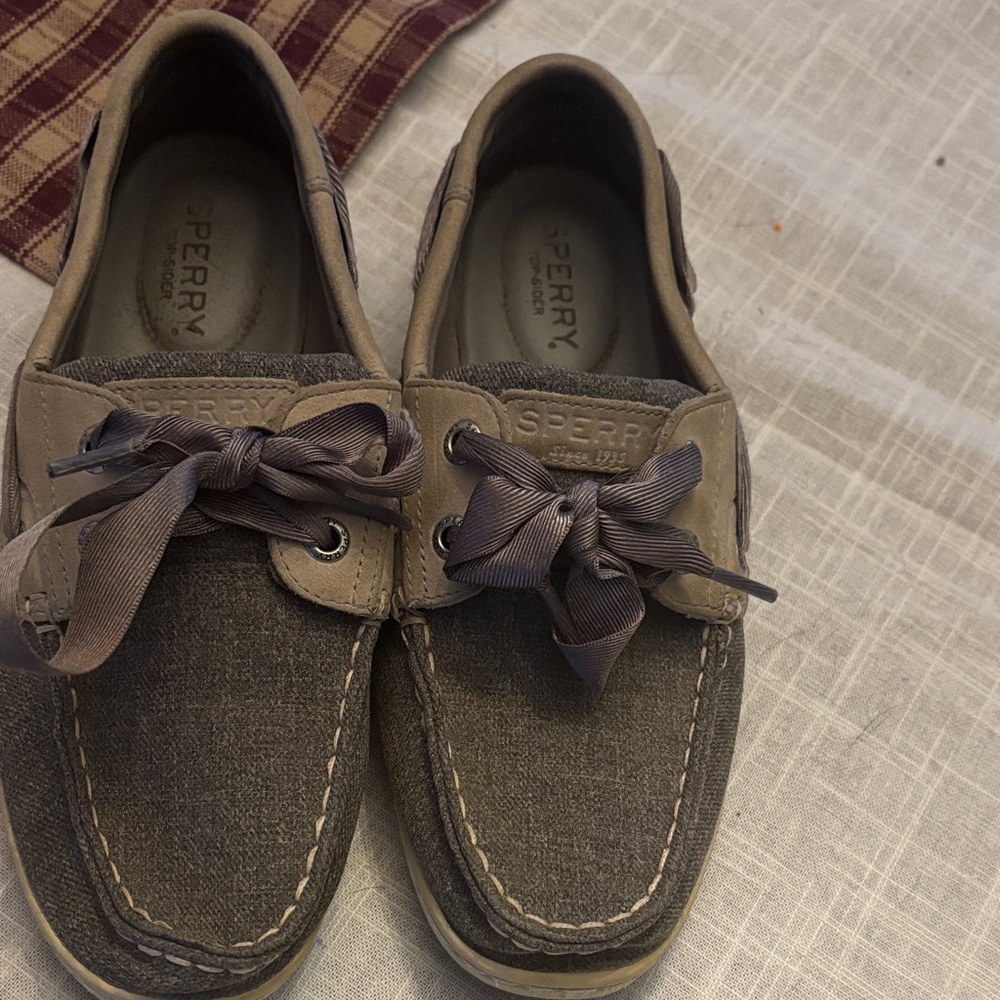 Sperry Women's Gray Boat Shoes